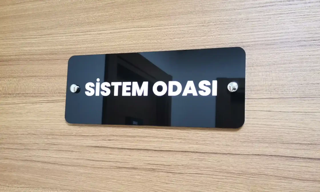 Ofis Kapı Tabelası